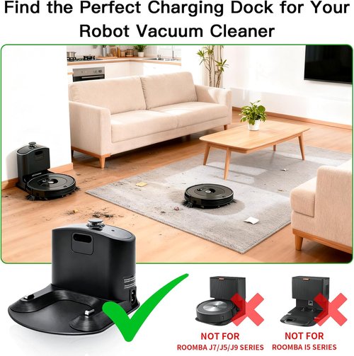 iRobot Roomba Charging Base | Replacement Docking Station for e5, e6, i7, i8, 500-900 Series