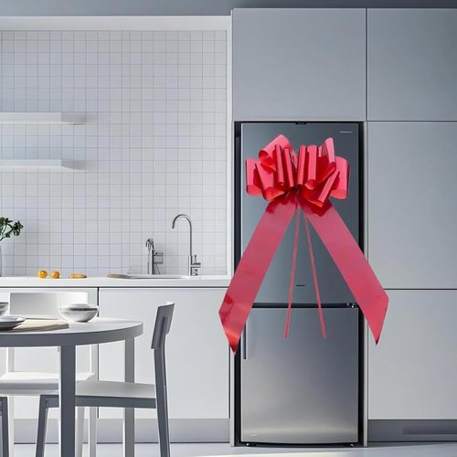 Big Car Bow by Skiennix - 30 Inch Red Giant Bow for Weddings, Birthdays, Christmas & More