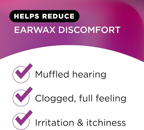 Lipo Earwax Cleansing Kit - Fast-Acting Earwax Removal Aid with Bulb Syringe & Cotton Plugs