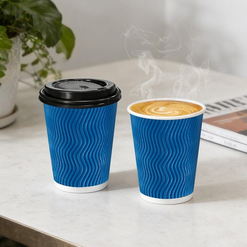 Lamosi To go Coffee Cups with Lids, Disposable Coffee Cups with Lids 9 oz 50 Pack