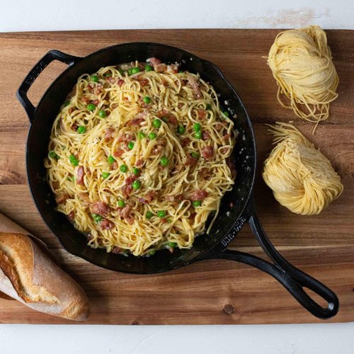 Lodge Blacklock 10.25" Triple Seasoned Cast Iron Skillet - Lightweight & Easy Cleanup Cookware