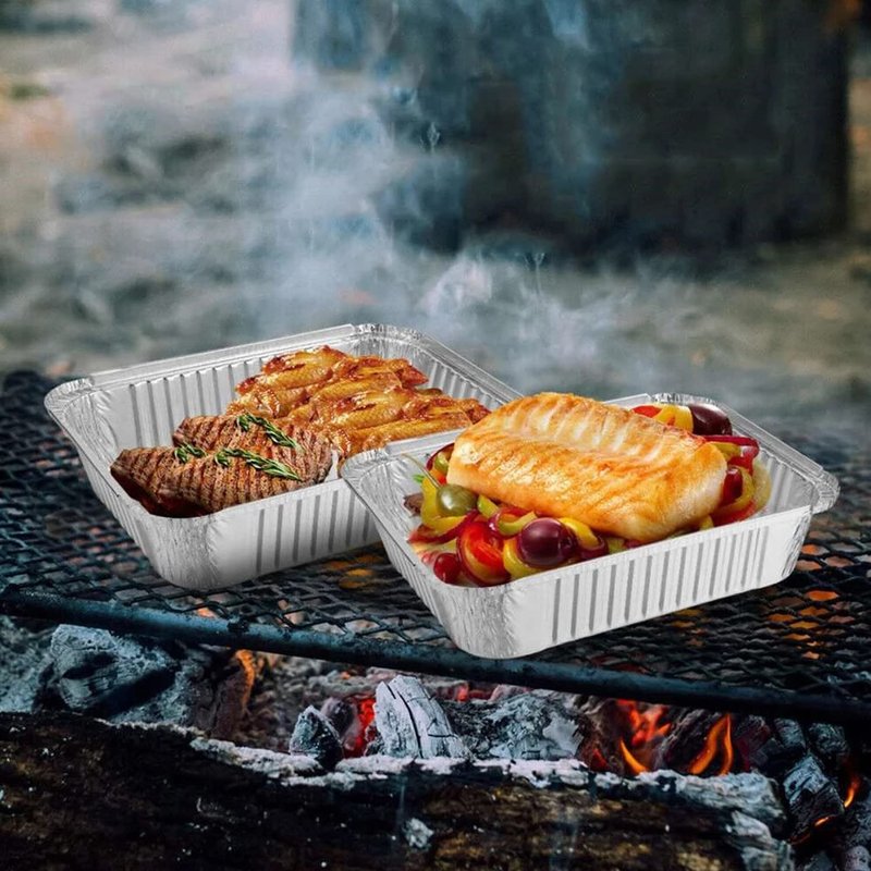 Waytiffer 9x13 Aluminum Pans - (30Pack) Disposable Foil Pans, Half Size Deep Steam Table Pans Extra Thick for Baking, Cooking, Roasting, Heating, Serving & Lining Steam-Table Trays