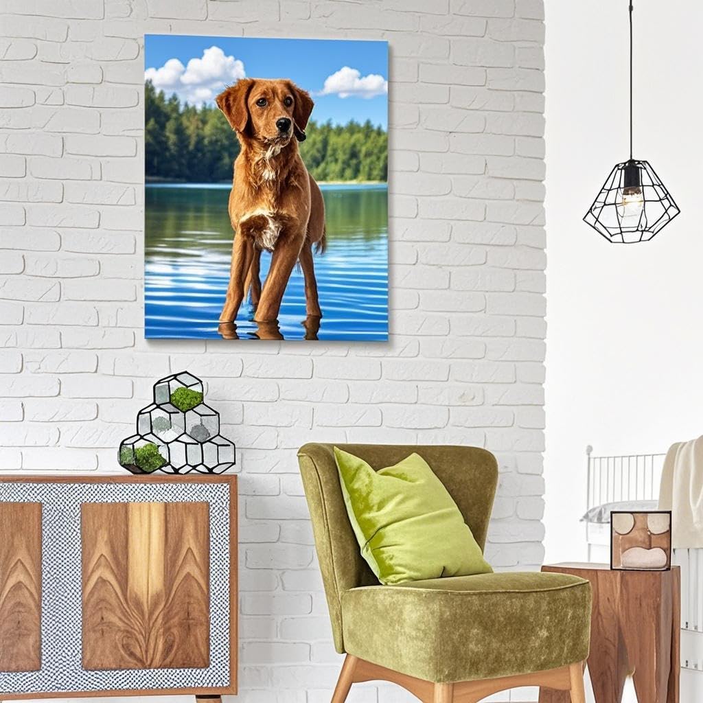Personalized Canvas Print | Custom Photo Wall Art for Bedroom & Living Room - 12" W x 18" H