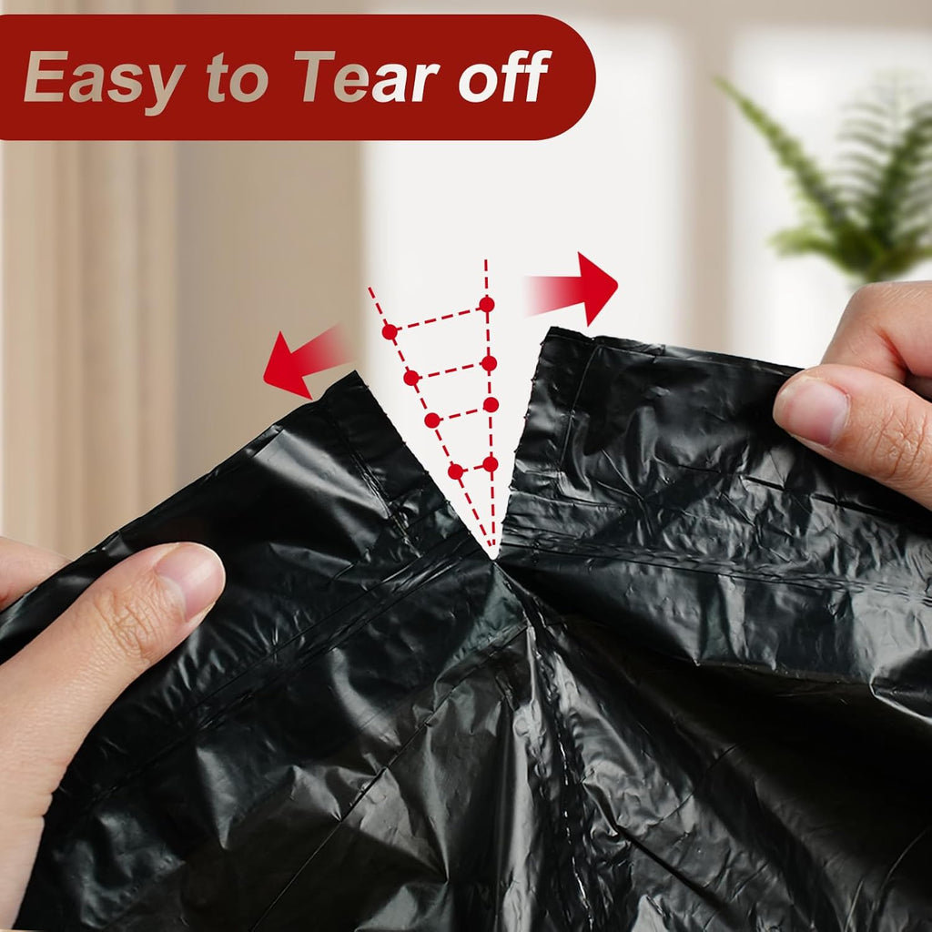 O2frepak 33 Gallon Heavy Duty Drawstring Kitchen Trash Bags - Clean Fresh Scent | 30 Count, 80x100cm