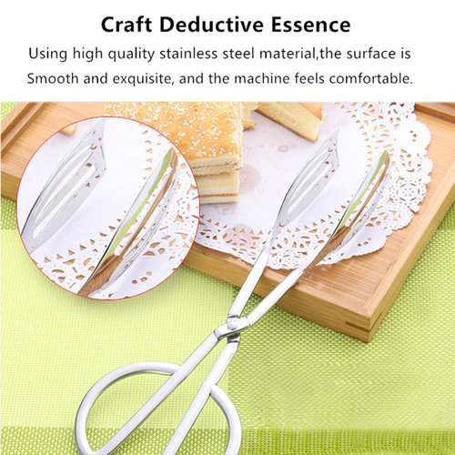 2-PACK Salad Tongs for Serving Buffet Party Catering with Stainless Steel Cooking Kitchen Tongs 10.3"