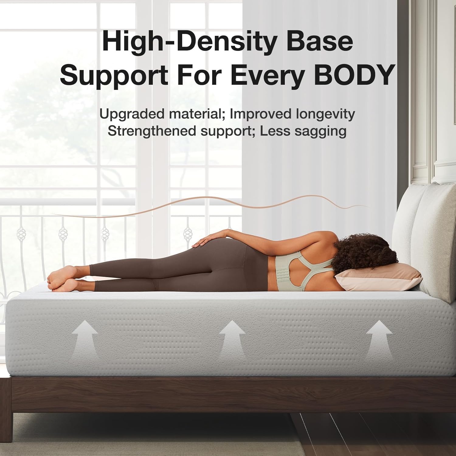 Novilla 14-Inch Twin Memory Foam Mattress - Cooling Gel Foam for Pressure Relief & Comfort