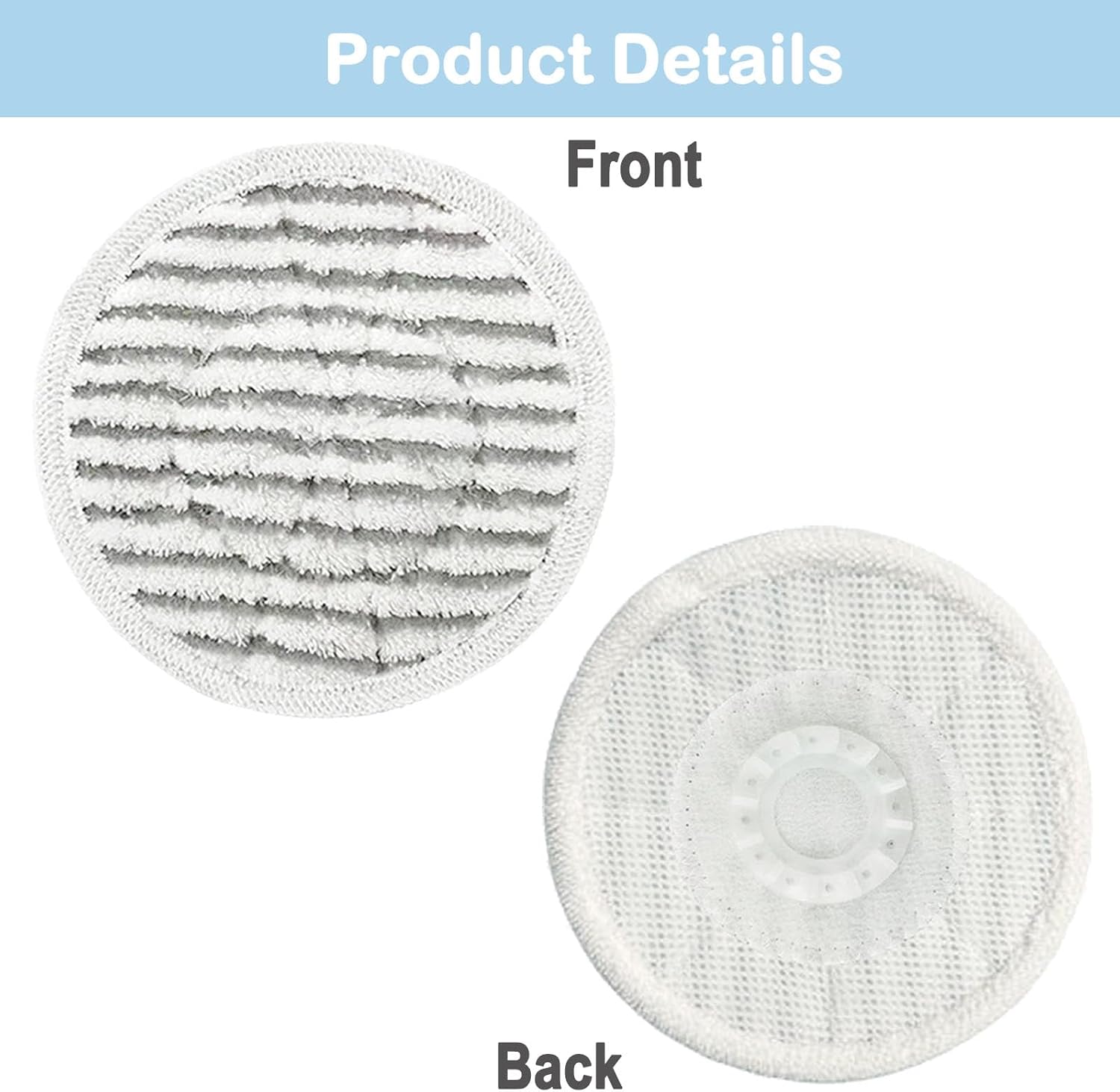 Skiennix Steam Mop Pads - 14 Pack Replacement for Shark S7001/S8201/S7201 | All-in-One Scrubbing Solution
