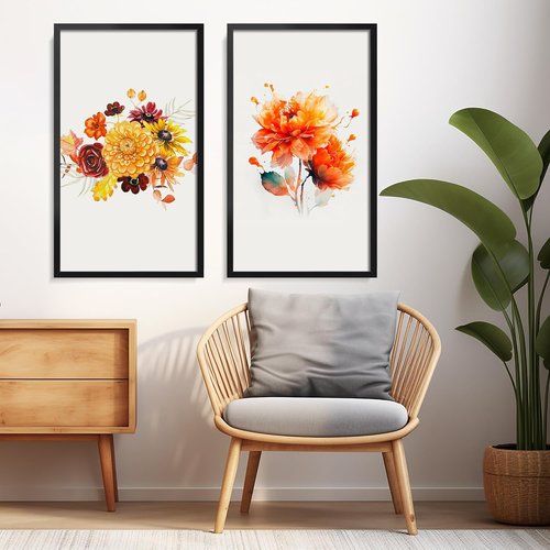 LaVie Home 16x28 Black Picture Frame - HD Plexiglass Wall Display for Vertical or Horizontal Photos