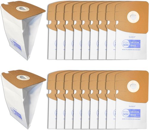 Gudotra Vacuum Bags - 20 Packs Replacement for Eureka Style MM 3670/3680 Series | Compatible with 60295A/B/C/D