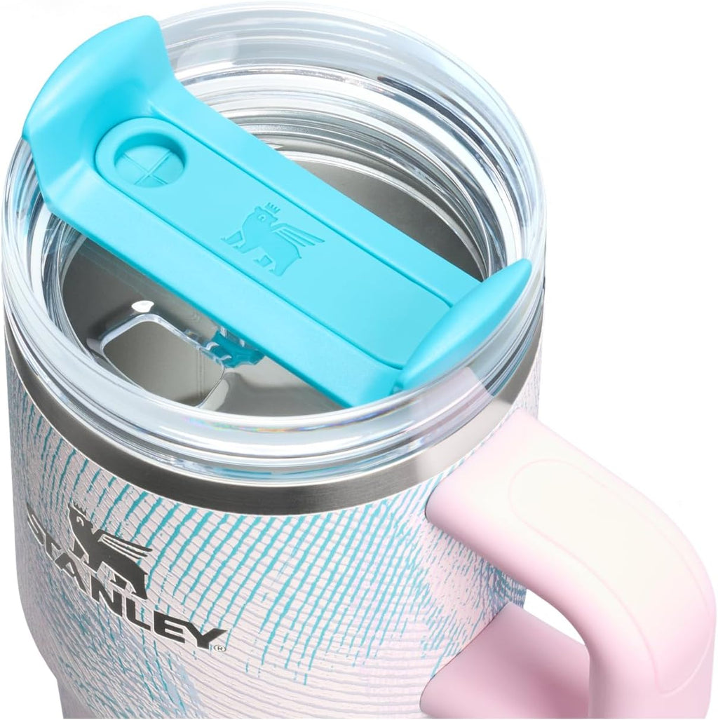 STANLEY Quencher H2.0 Tumbler - 20 oz Insulated Stainless Steel Cup with Handle & Straw | Sea Glass Plume