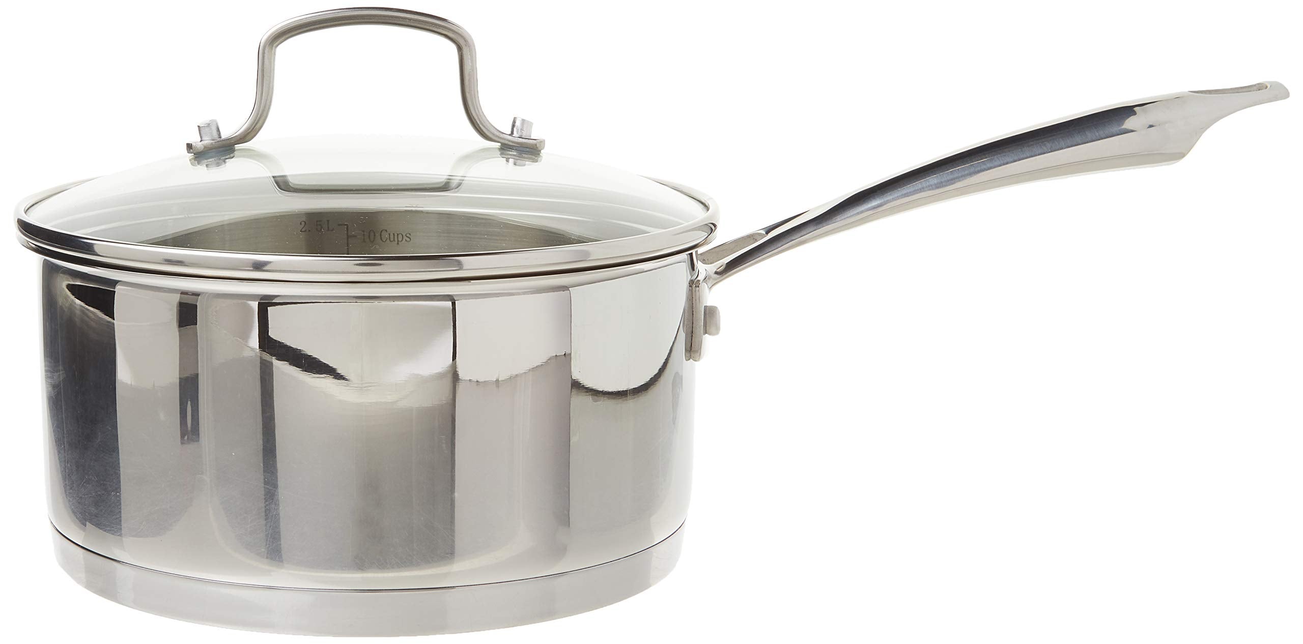 Cuisinart Professional Stainless Saucepan with Cover, 3-Quart, Stainless Steel