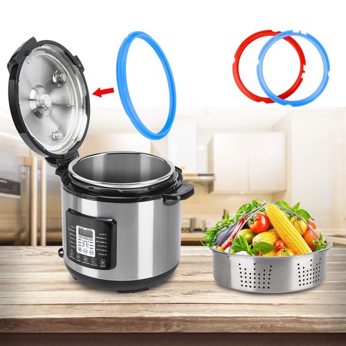 3 Qt Accessories Set for Pot, Compatible with Pot Accessories 3 Quart Only, Mini Accessory Including Sealing Ring Steamer Basket Springform Pan Egg Rack Trivet