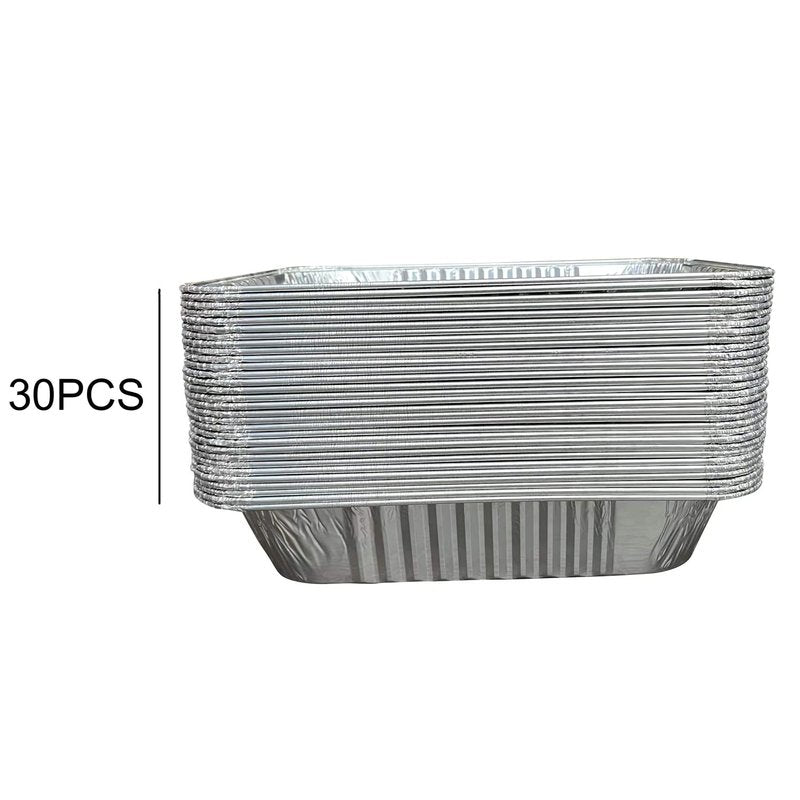 Waytiffer 9x13 Aluminum Pans - (30Pack) Disposable Foil Pans, Half Size Deep Steam Table Pans Extra Thick for Baking, Cooking, Roasting, Heating, Serving & Lining Steam-Table Trays