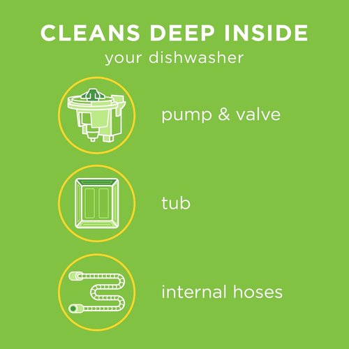 Affresh Dishwasher Cleaner - Removes Limescale & Odors | 6 Tablets for Sparkling Clean Dishes