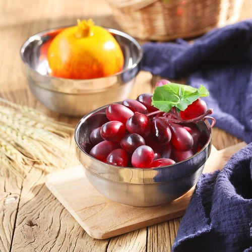 6 Pack Stainless Steel Bowls for Kids and Adults Stainless Steel Cereal Bowls Double-walled Insulated Bowl Metal Snack Bowl (18 Oz)