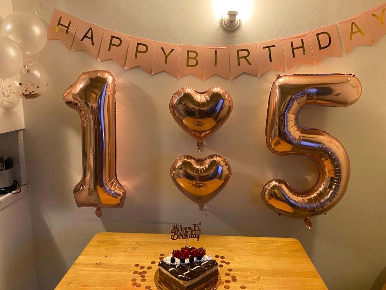 Number 25 Balloons - Rose Gold 40-Inch Birthday Decorations for Women & Men | Perfect Photo Prop for Celebrations
