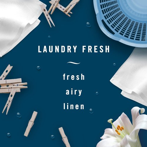Febreze Car Air Freshener - Laundry Fresh Scent Vent Clip | Pack of 4, 0.07 oz Each