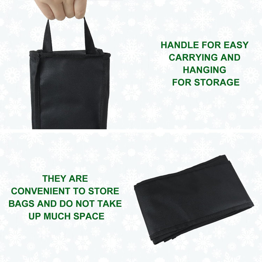 Wrapping Paper Storage Bag - Gift Organizer with Pocket & Velcro | 31 x 5.5 x 5.5 Inch, Brown