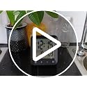 Waterproof Digital Shower Clock with Timer, Temperature, and Suction Cup