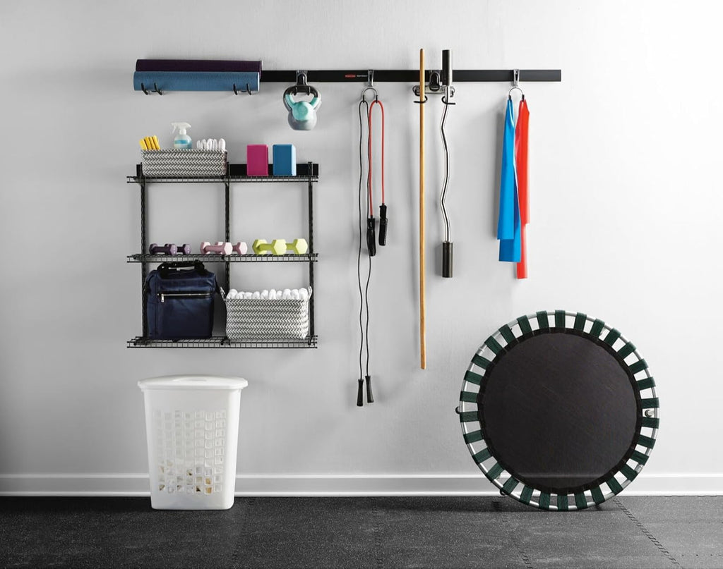 Rubbermaid Fasttrack 3-Shelf Storage Kit - 36"x12" | 350 lbs Capacity for Home, Garage & Workshop Organization