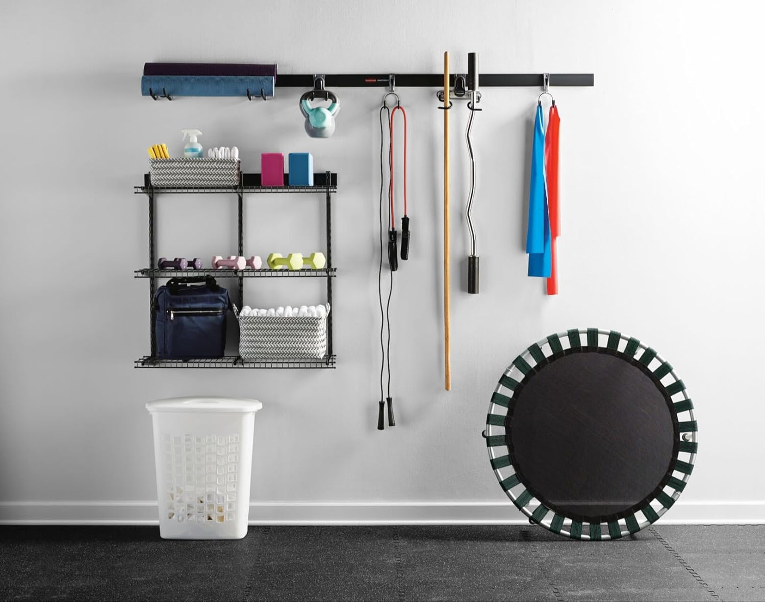 Rubbermaid Fasttrack 3-Shelf Storage Kit - 36"x12" | 350 lbs Capacity for Home, Garage & Workshop Organization