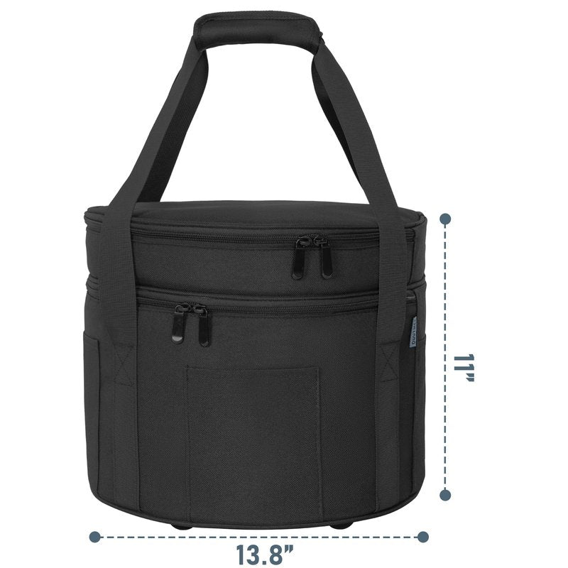 OUUTMEE Dutch Oven Bag for 8 Inch Dutch Oven, 2-Layer Oven Travel Bag