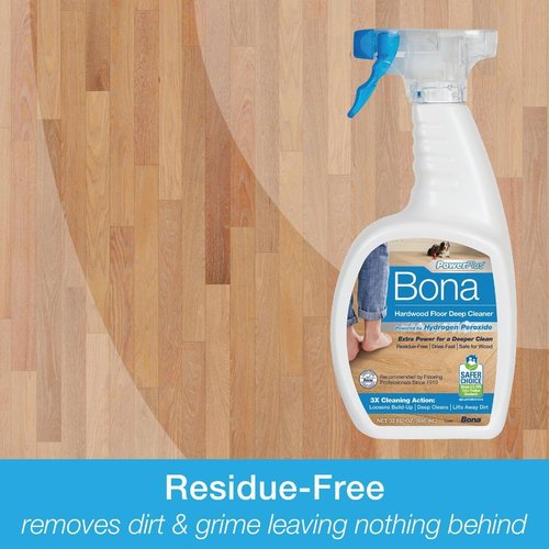 BONA Kemi USA Hardwood Floor Cleaner - Powerful 36 oz Formula for Streak-Free Shine