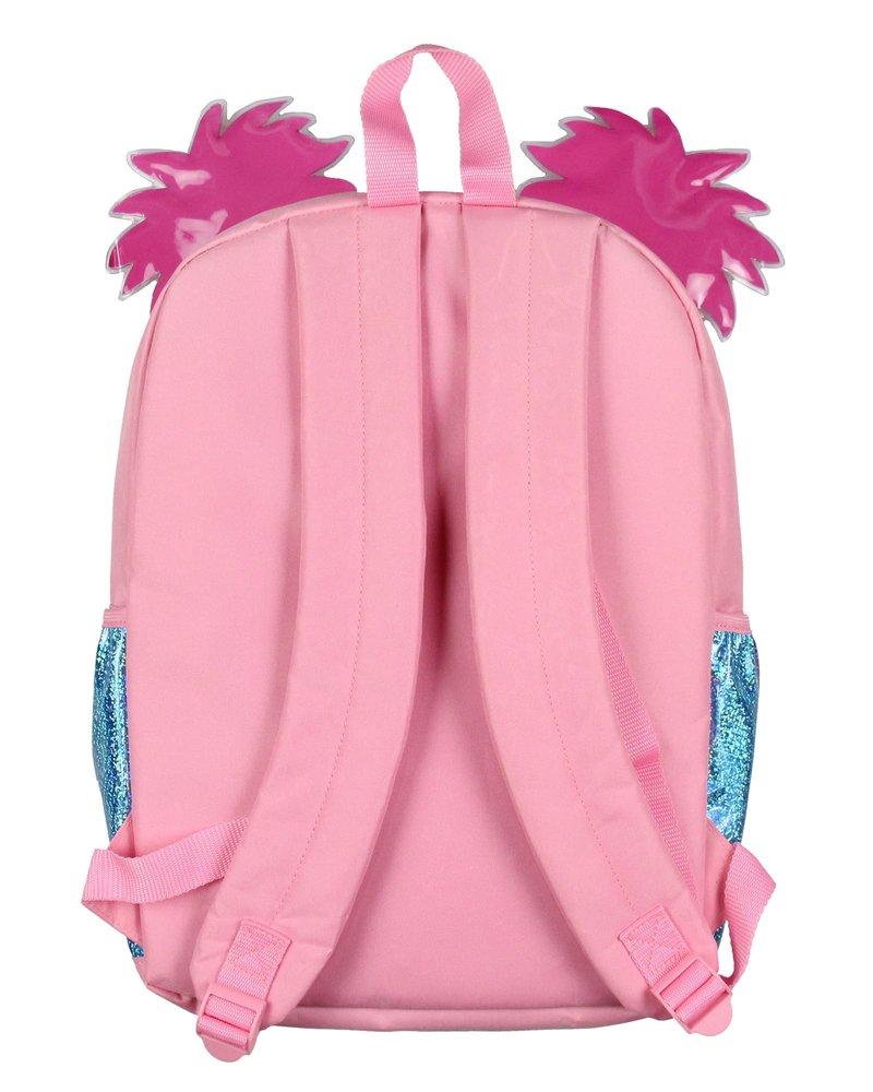 Sesame Street Abby Cadabby Girls Kids School Backpack 17" Cute Book Bag with Padded Adjustable Straps