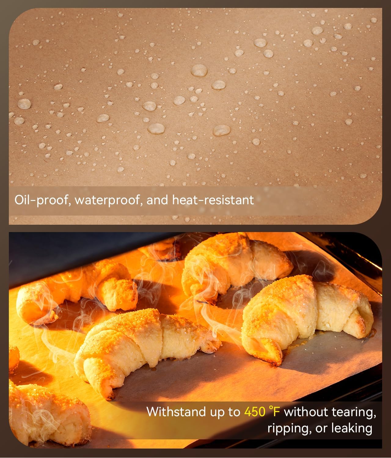 Unbleached Parchment Paper Sheets by [Brand Name] - 200 Non-Stick Baking Liners, 12x16 Inch for Oven & Airfryer