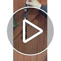 Hanging Jingle Sleigh Bells on 14-Inch Leather Strap for Door Knob