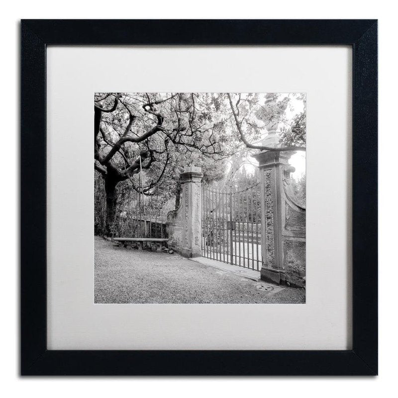 Trademark Fine Art Firenze I by Alan Blaustein, White Matte, Black Frame 16x16-Inch