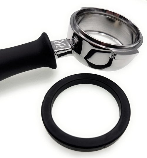 MacMaxe Bottomless Portafilter Handle with Rplacement Gasket for Rancilio Silvia Epoca and Classe