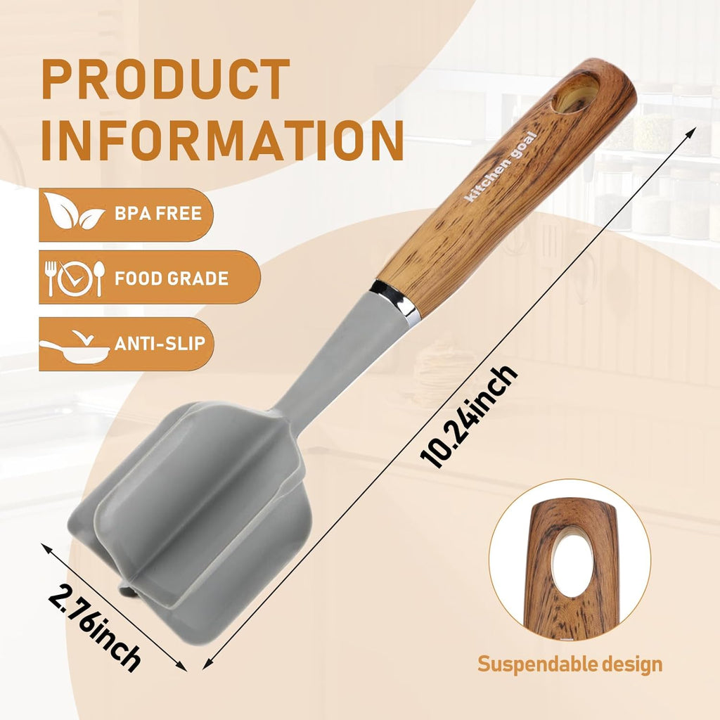 Skiennix Meat Chopper - Heat Resistant Nylon Hamburger Masher for Ground Beef & Potatoes