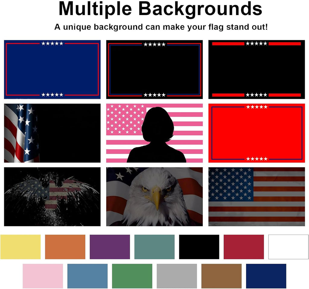 Skiennix Custom Flag - 3x5 Ft Double-Sided Outdoor Design | Personalize Your Text, Photo, or Logo