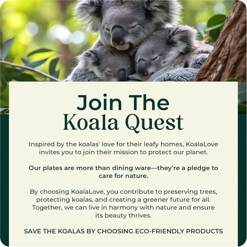 Palm Leaf Platters, 100% Compostable Disposable Eco-Friendly & Biodegradable Party Tableware, Best Alternative to Plastic,(14"x10" 30 Platers) by KoalaLove