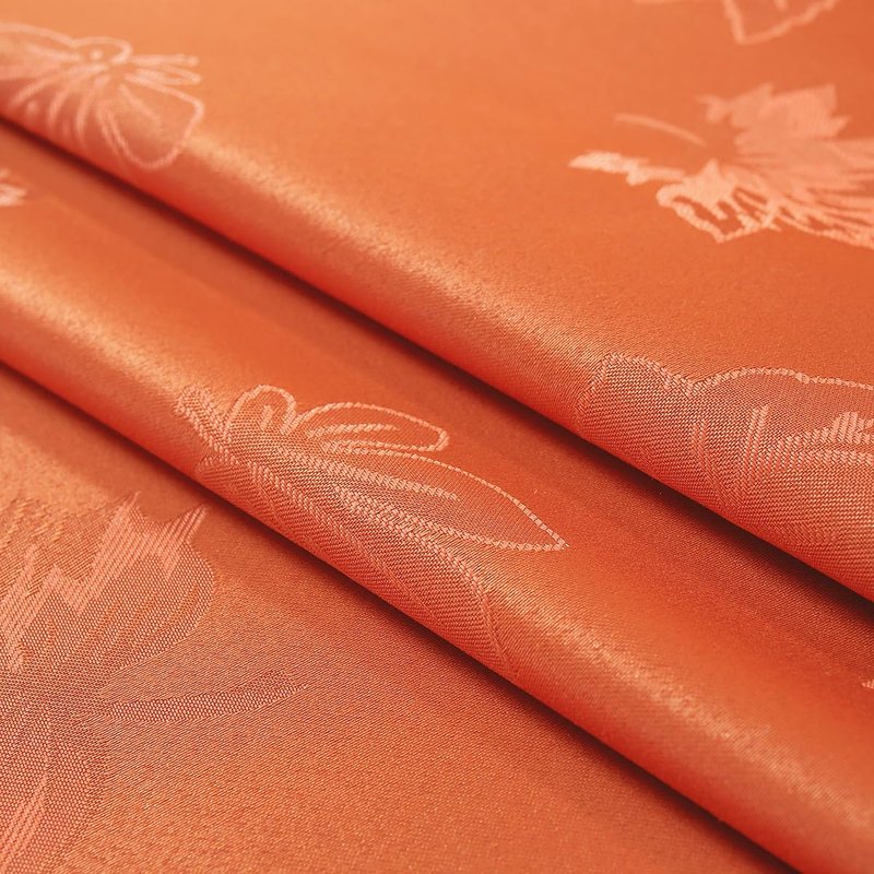 Honellaty Thanksgiving Tablecloth Rectangle, Spillproof Heavy Duty Fabric Jacquard Table Cloth with Maple Leaves for Fall Autumn, Harvest Holidays(Rectangle,60"x102",Rust)