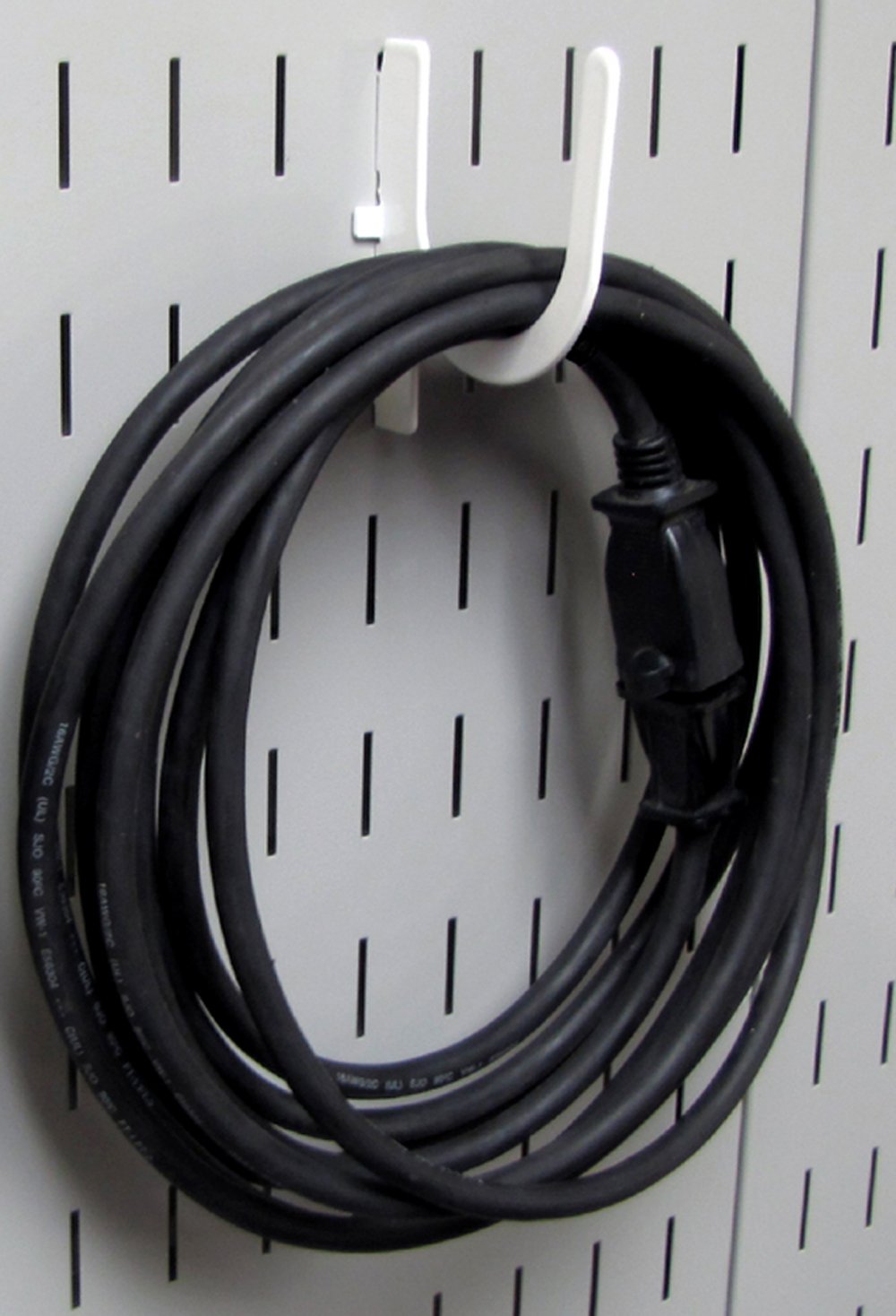 Wall Control Slotted Tool Board Workstation Accessory Kit Pegboard and Slotted Tool Board – White