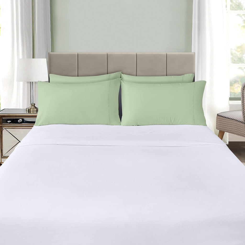 Utopia Bedding Queen Pillow Cases - Soft Brushed Microfiber - Pack of 4, 20 X 30 Inches, Sage Color