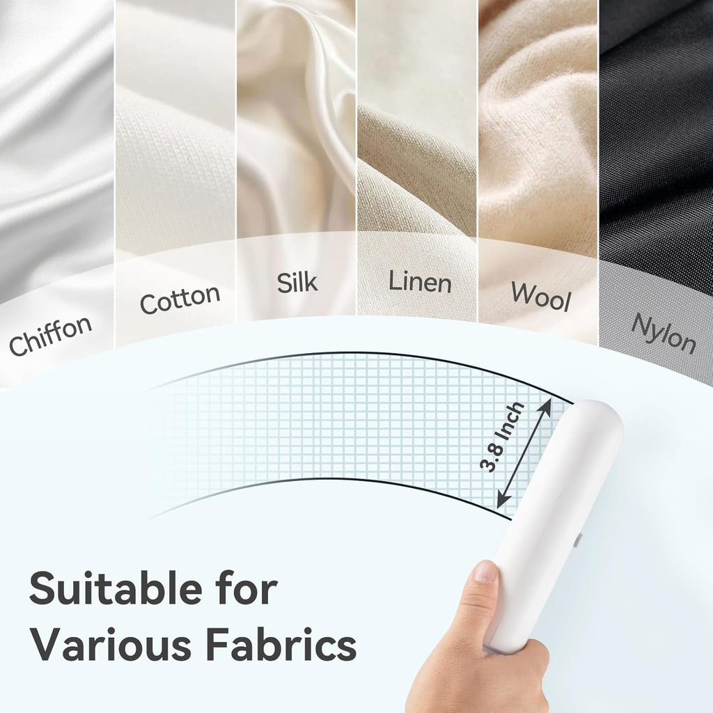 Olayks Handheld Steamer - Portable Garment Steamer & Iron | 15S Quick Heat-Up, 1.1lbs, White