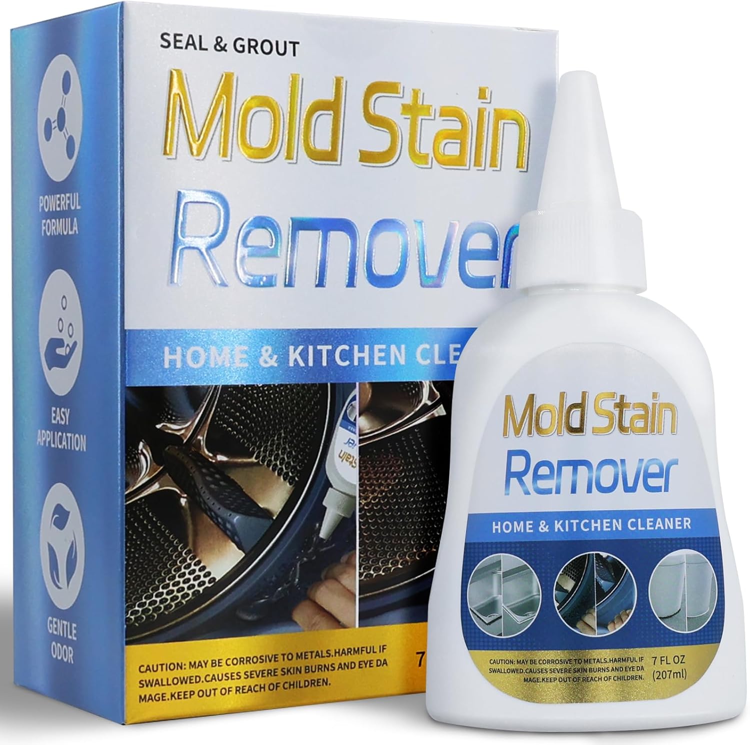 Skiennix Washing Machine Cleaner - Heavy Duty Stain Removal Gel for Home Use | 7 Fl Oz