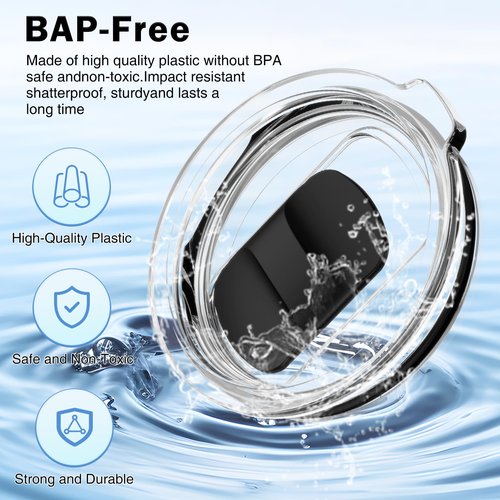 Kepwam Replacement Lid for Heated Coffee Mug – BPA-Free Sliding Lid, Spill-Resistant, Heat Retention Cover – Compatible with Kepwam Smart Mug (T1, T2, T2 Plus Models Only)