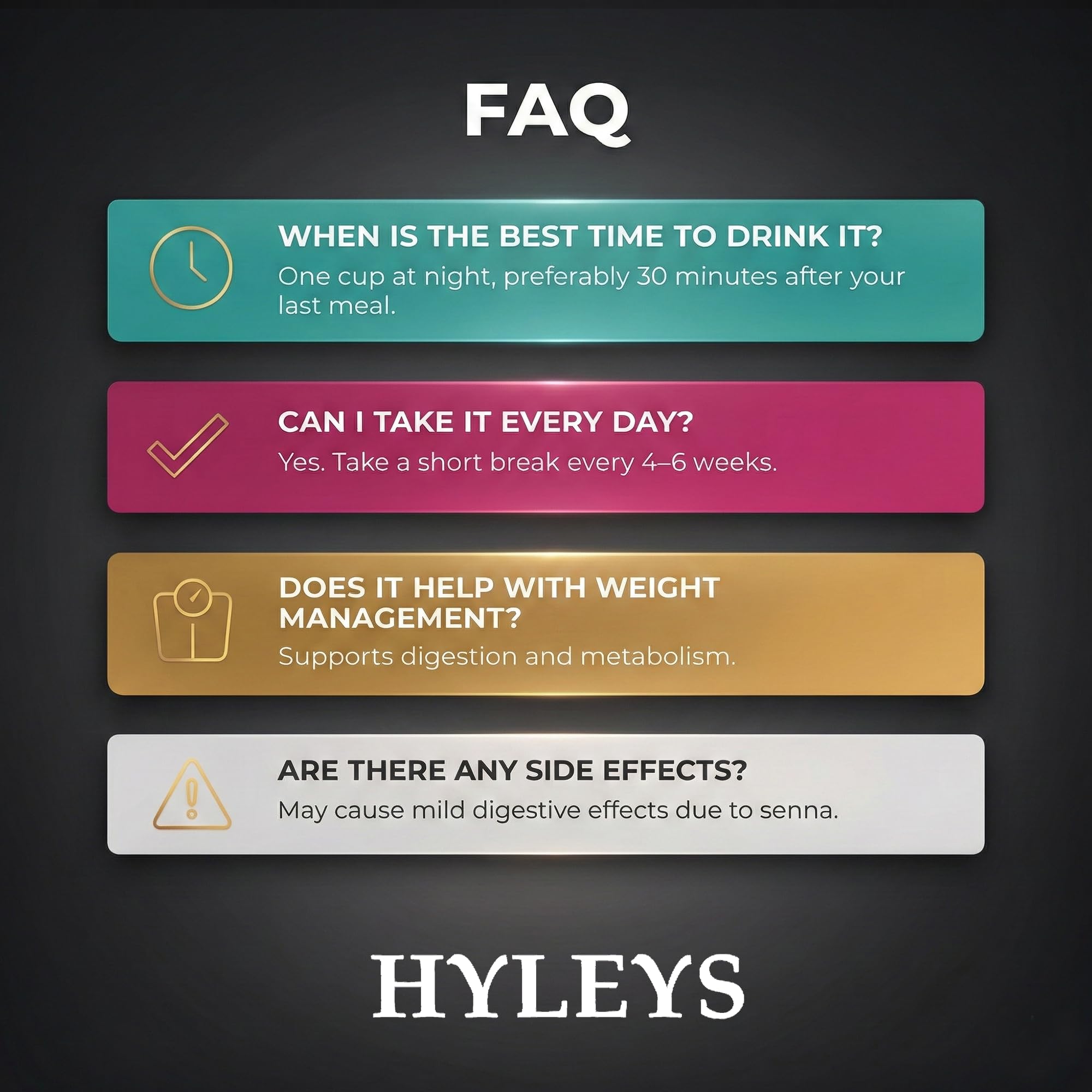 HYLEYS Slim Tea 5 Flavor Assortment - Weight Loss Herbal Supplement Cleanse and Detox - 25 Tea Bags (12 Pack) - Assorted Tea Variety Pack