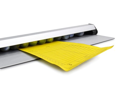 New Star Foodservice Anodized Aluminum Slide Check Rack (36-Inch)