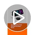 Loud Vibrating Alarm Clock with Bed Shaker for Heavy Sleepers - RGB Display