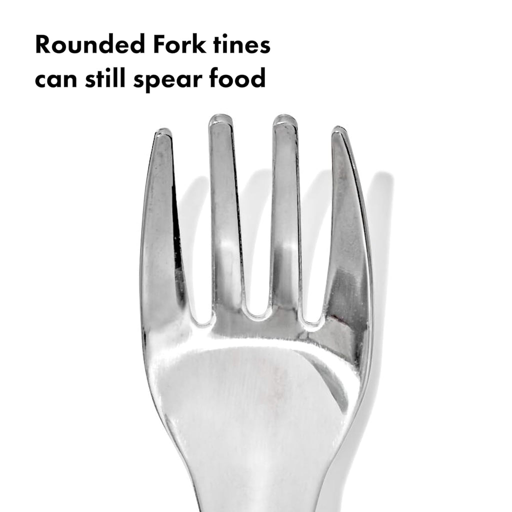 OXO Tot Fork and Spoon Set - On-The-Go Convenience in Stylish Opal Color