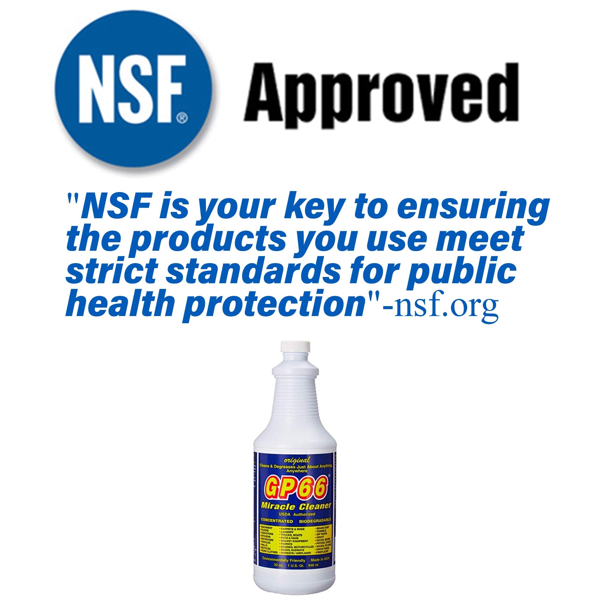 GP66 Green Miracle Cleaner- Gallon All-Purpose Heavy Duty Cleaner, Made in USA