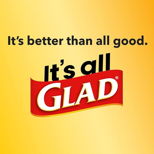 Glad ForceFlex MaxStrength Kitchen Trash Bags - 13 Gallon, Fresh Clean Scent with Febreze | 34 Count