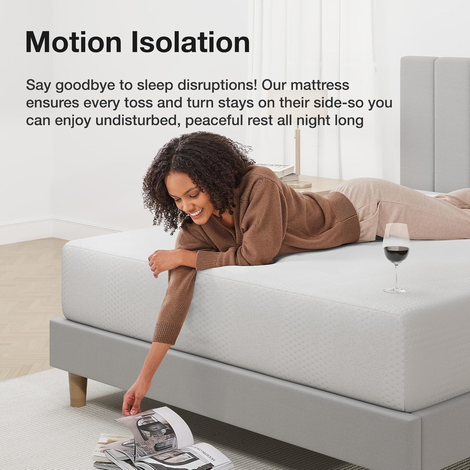 Novilla 12 Inch Full Size Mattress - Gel Memory Foam for Cooling Sleep & Pressure Relief | CertiPUR-US Certified, Grey