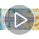 GuassLee 3D Iridescent Snowflakes Decorations - 30pcs Hanging Winter Wonderland Christmas & Party Decor