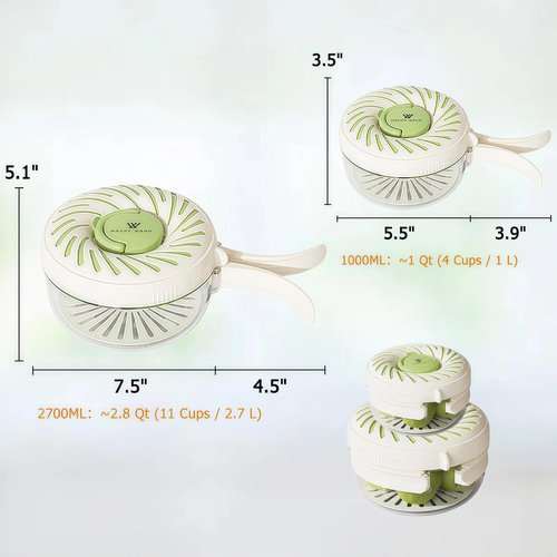 onaner 2 Pcs Multipurpose Fruit Strainer Container with Lid & Ice Tray,Collapsible Handle 2-in-1 Fruit Cleaner Bowl for Kitchen Picnic,and Food Storage,Suitable for Wash Berry,Vegetables